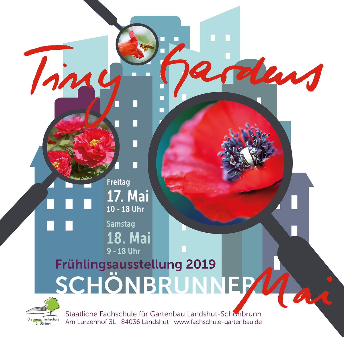 Das Motiv für die #Frühlingsausstellung 2019 steht seit heute!
Die Idee zum Entwurf entstammt einem Schülerwettbewerb. Die Umsetzung realisierte die Freisinger Künstlerin Heike Bildhauer.
Wir laden euch herzlich dazu ein, die 25. Frühlingsausstellung zu besuchen!