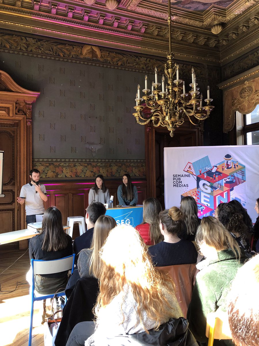 iseg_nantes's tweet photo. « Le maître mot du festival est de susciter la frustration, pour donner envie aux gens de participer à cet événement » @LaNuitdelErdre Un grand merci à Gabriel Massei pour cette conférence enrichissante !#pubcommedias https://t.co/sznIn9l7LY