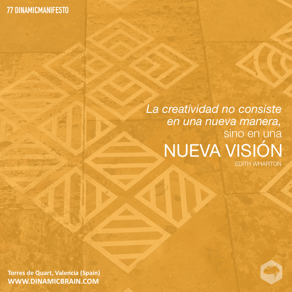 dinamicbrain's tweet photo. "La #creatividad no consiste en una nueva manera, sino en una nueva visión", decía #EdithWharton, la primera mujer en ganar un #Pulitzer
¿pensáis igual?
#77dinamicmanifesto #DinamicBrain #EdithWharton https://t.co/o7LwFQSFI3