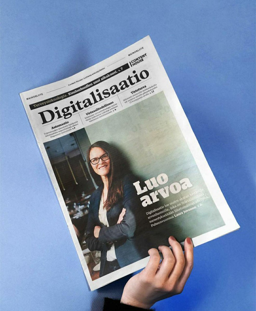 TeemuMakela's tweet photo. ”Maailma ei enään koskaan tule muuttumaan yhtä hitaasti kuin se tänä päivänä muuttuu.”

Mitä menestyksekkäältä liiketoiminnalta vaaditaan tulevaisuudessa? 

Käy lukemassa asiaa tekoälystä ja virtuaalitodellisuudesta tänään ilmestyneestä Digitalisaatio -julkaisusta.

#Contenthouse https://t.co/WI8ge7WrtG