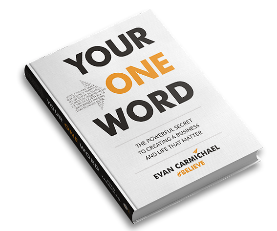 BestYouPro's tweet photo. @EvanCarmichael #YourOneWord is an excellent read for anyone struggling to find their #Passion or their calling in LIFE. Find Your #OneWord will change your LIFE. 
What's your #Credo #WednesdayMotivation #BestYouPRO #EvanCarmichael #Believe #BelieveNation https://t.co/NhoMTK3zEV