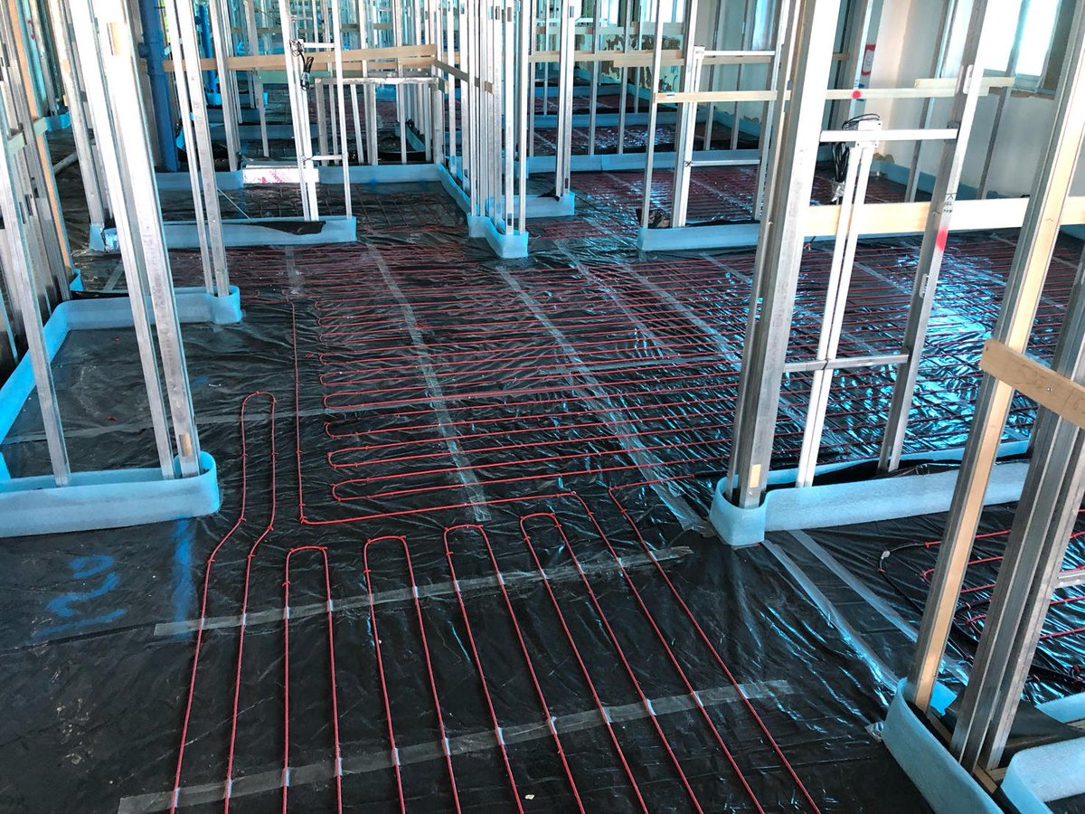 FloorScreedCo's tweet photo. Big pour yesterday 

57m3 gyvlon supplied by Marshalls Premier Mortars and Screeds  was installed to apartments with UFH. 

looking forward to working with you again soon..

#apartments #ufh #screeding #pour #gyvlon #thanks #areputationyoucanstandon #thefloorscreedingcompany https://t.co/qT7dm7rXy3