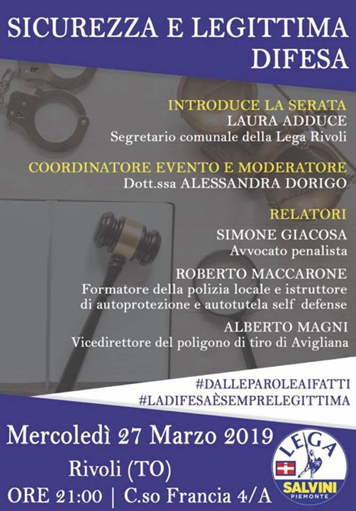Incontro mercoledì 27 marzo, ore 21 corso Francia 4/a #Rivoli