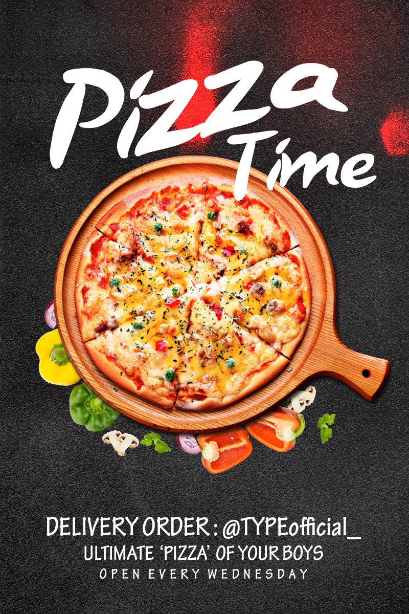 TYPEofficial_'s tweet photo. Pizza TIME 🍕
ชีสเยิ้มๆ แป้งหนานุ่มหรือบางกรอบ
มาสั่งพิซซ่ากับไทป์พิซซ่ากันนะครับ
Order here ✨ @TYPEofficial_
#TYPEHOST
#ยืมเมจforsex
#ยืมเมจforhost https://t.co/CFP9UUU4Pu