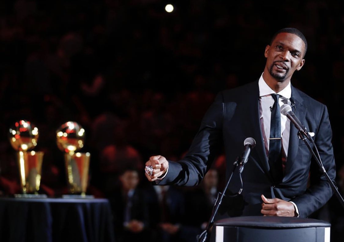 THIS GUY!!!! What more can be said that hasn’t already? One of my favourite players of all time. You’re a legend and always will be.
 #ChrisBosh #HeatNation