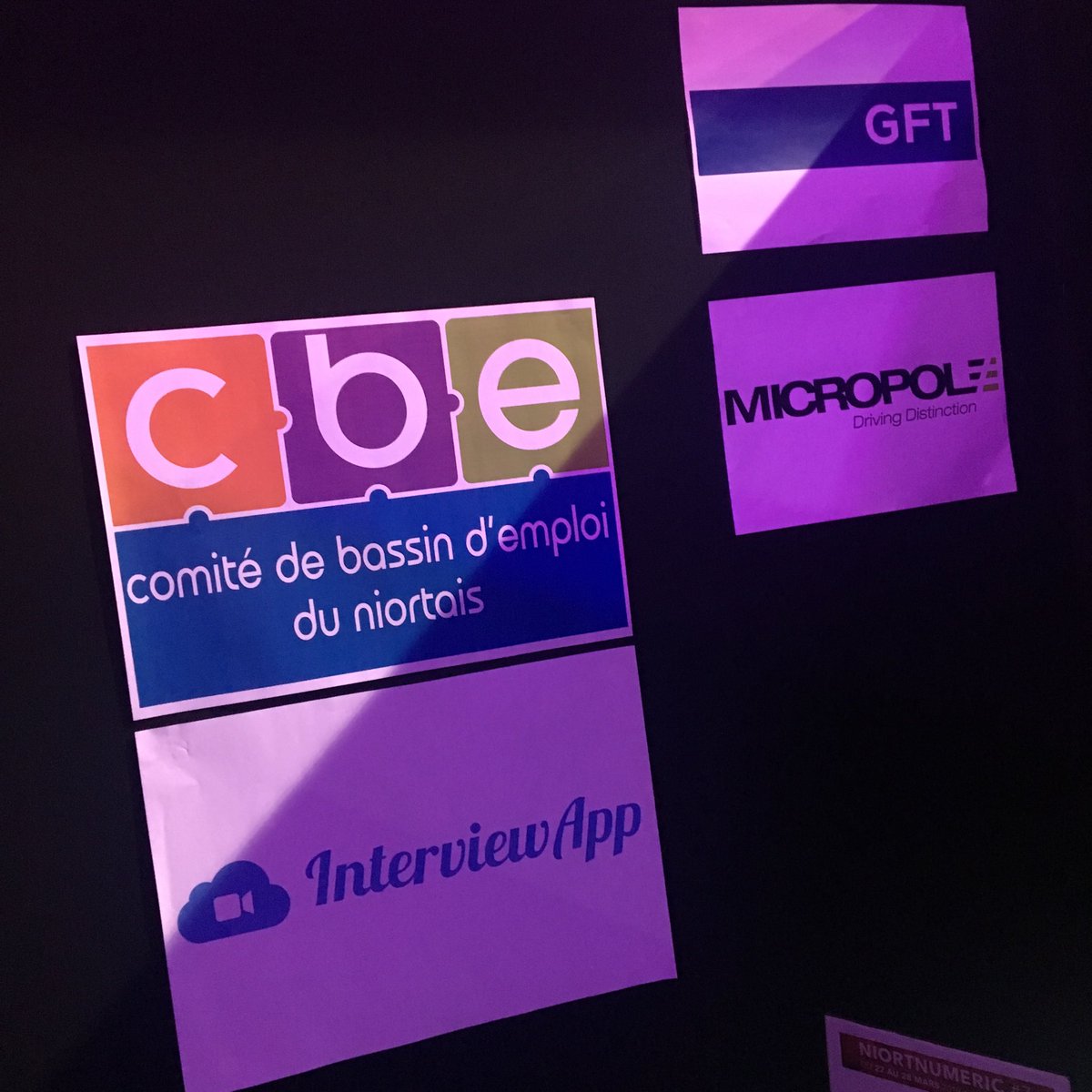 Nous sommes partenaires du salon #NiortNumeric aux côtés du ⁦⁦@cbeduniortais⁩ . Les candidats peuvent notamment postuler chez @gft_en et ⁦<a href="/groupemicropole/">Micropole, A Talan Company</a>⁩ #rh #Niort #recrutement