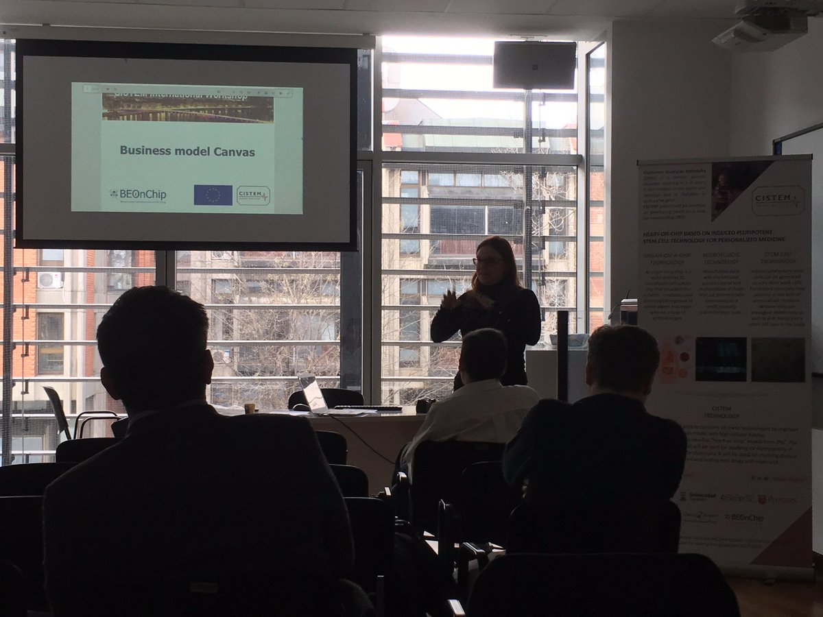iochgar's tweet photo. Now @RoisinMinea from @BeOnChip talking about how to translate science to products !!
@Cistem_Project https://t.co/piNP5nJJm9