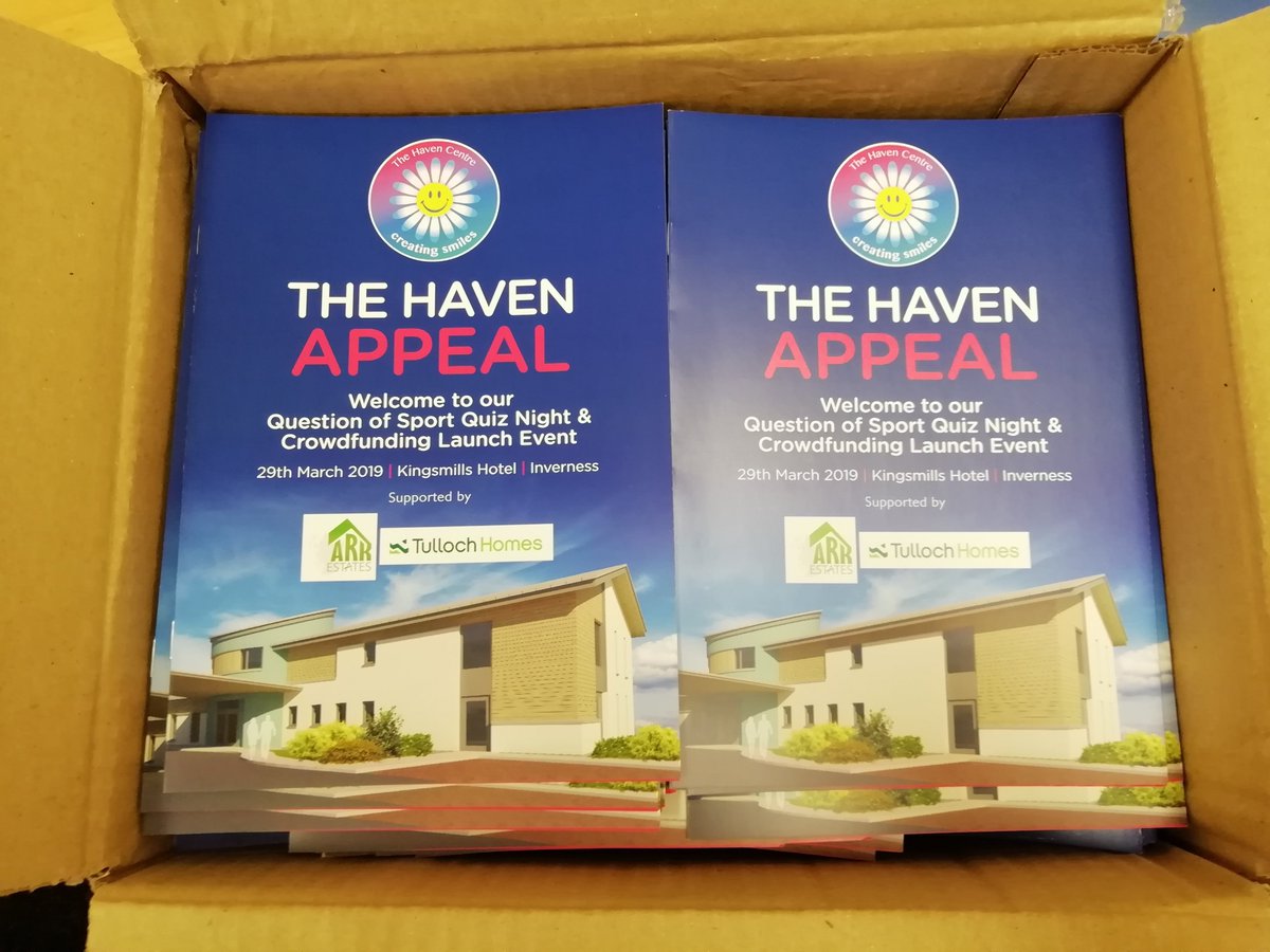 We've just received a delivery of our Event Programmes for our event this Friday at the <a href="/kingsmillshotel/">Kingsmills Hotel</a> . Thanks again to the <a href="/InvCourier/">Inverness Courier</a> for doing the graphic design work for FREE and to <a href="/jthomsonprint/">J Thomson Colour Printers</a> for printing them for FREE!