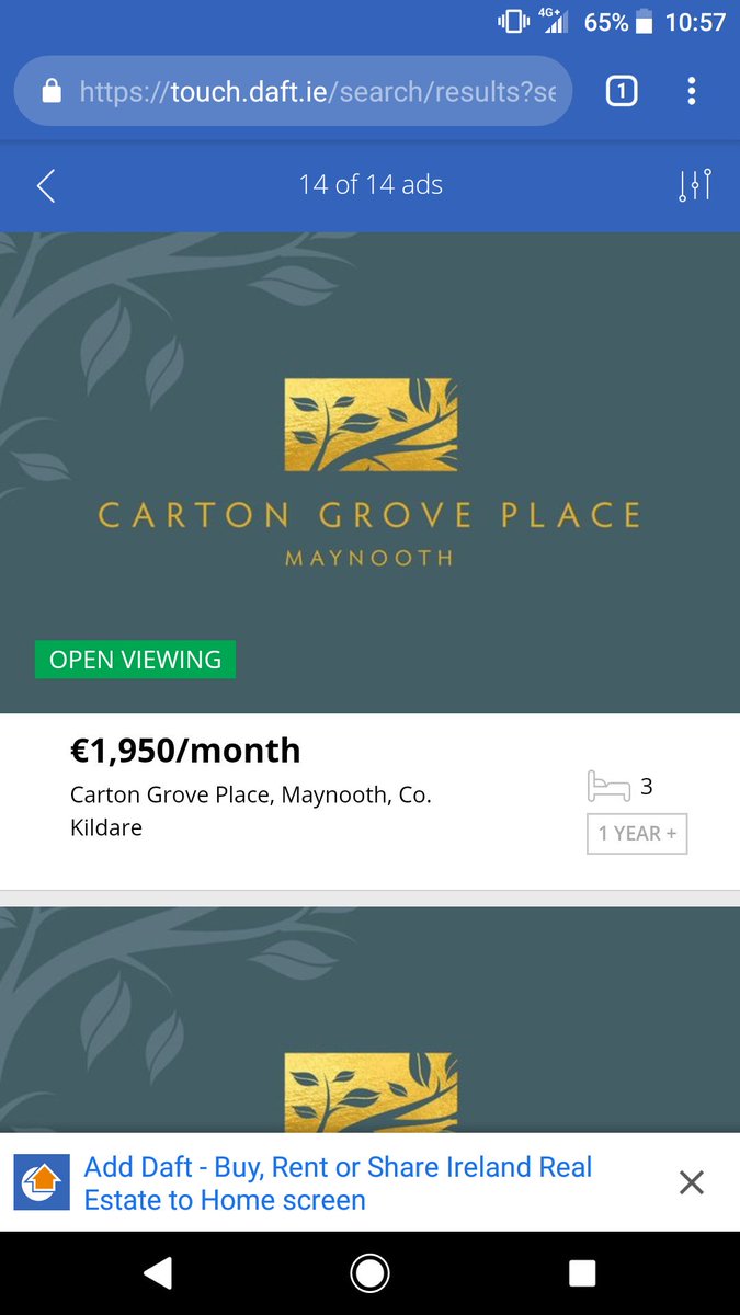 exploremaynooth's tweet image. Can we please have affordable housing in Maynooth instead of new builds built for investment companies? This is ridiculous - for a RENTAL