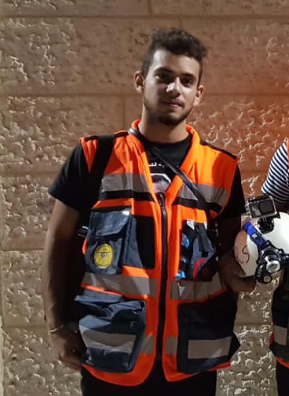 Israeli forces shoot dead the 17-year-old Palestinian volunteer paramedic, Sajid Mezher, while serving as a paramedic at Deheisheh refugee camp in Bethlehem this morning.
