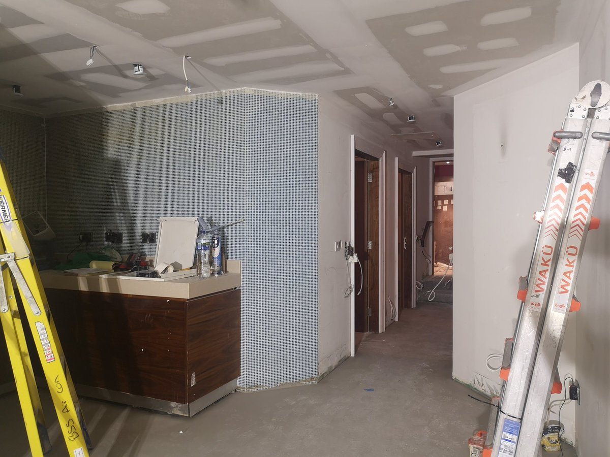 RadissonCork's tweet photo. Not long now until we reopen our doors at The Spa - we are so excited to see the finished product. Here is a sneak peak of what the builders are up to today 👷♀️🧰 #corkspa #RadissonBlu #inuacollection https://t.co/pFAdfkj6oI