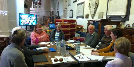 lheadparish's tweet photo. In partnership with @NatChurchTrust our volunteers consider what #church #heritage content might be of most interest to potential audiences and how best to share it. #MakingHistory1000 #DiscoverChurches #leatherhead https://t.co/ANKxeViRFU