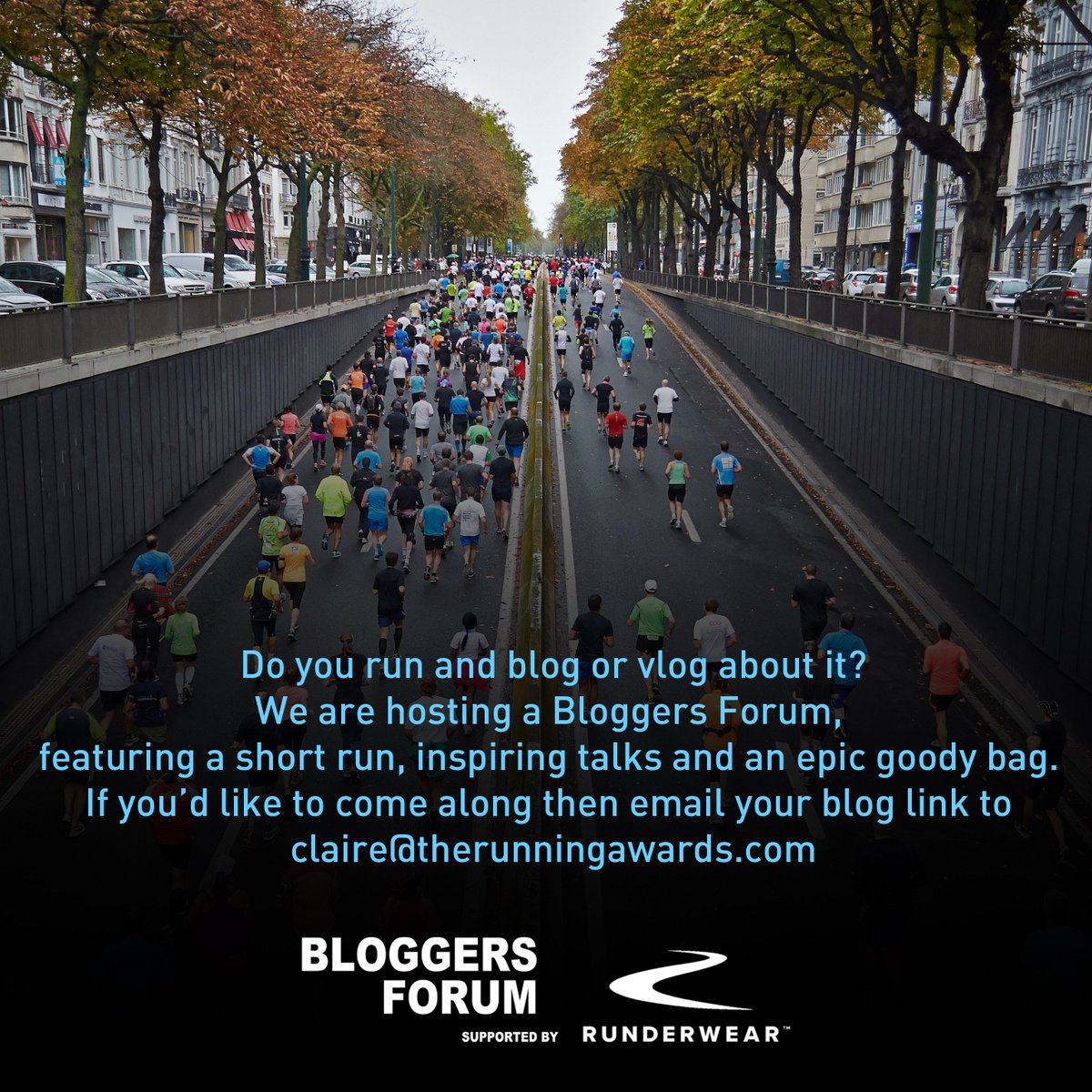 RunningAward's tweet photo. Do you like to share your running experiences with others? We are hosting a #BloggersForum on 25th April in London, if you'd like to join us send your link to us and we'll be in touch. #TRA19 #blogpost #ukrunning #ukbloggers #vlog #Influencer https://t.co/XJYQtlfwaa