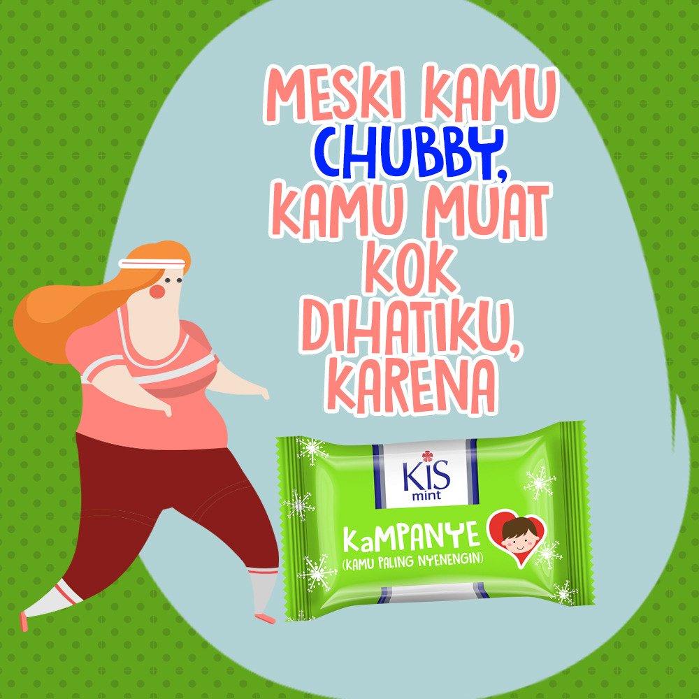 Memang cinta itu anugerah ya 

#kampanye #gemuk #hati #gombal #receh  #pemilu #kisedisipemilu #emotipack  #permenkis #kismint #permen #permenkismint