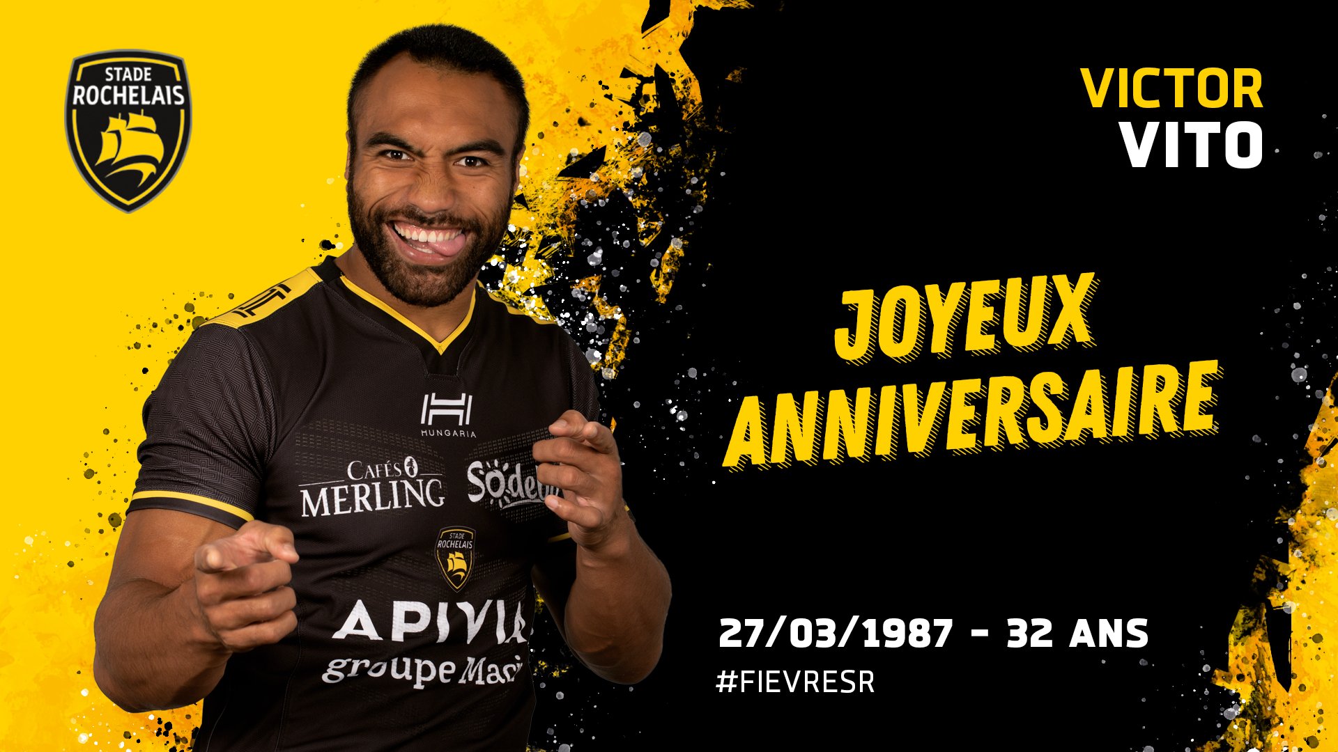 Stade Rochelais Tres Bon Anniversaire Aux Deux Jumeaux Du Club Pierre Aguillon Et Victor Vito Fetent Leur 32 Ans Aujourd Hui Happybirthday Fievresr T Co Ndlc0vi7rs