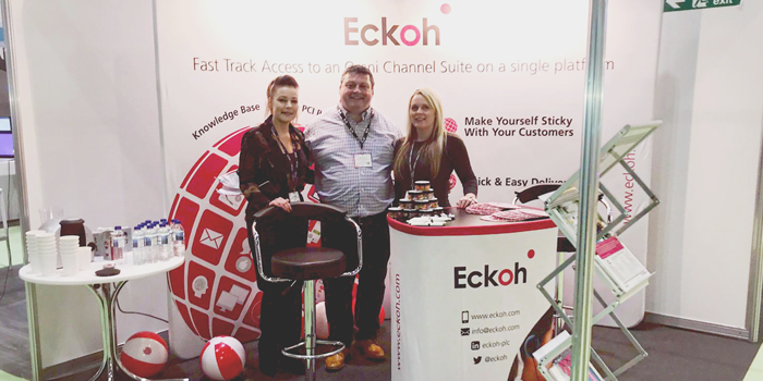 The Eckoh team are set-up and ready to meet you <a href="/CallCentreEx/">Contact Centre Expo UK</a>! Come and say hello to the team at stand 456. We have tea and coffee why not grab a cup and find out about The Eckoh Experience Portal.  #callcontact19