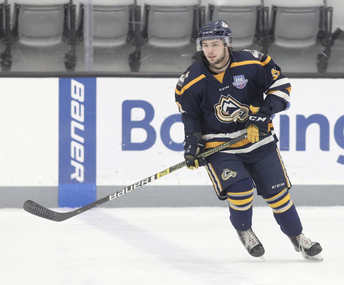 NHAvalancheEHL's tweet photo. We close the book on 2018-19 we open the 2019-20 season. The EHL Avs would like to announce that returning fwd Chris Aarons has been nominated Captain of the 2019-20 NH Avalanche. We are very excited to have Aarons lead the way next season. GREAT CHOICE #rollavsroll @EHL_Hockey https://t.co/iXpyCAvV2O