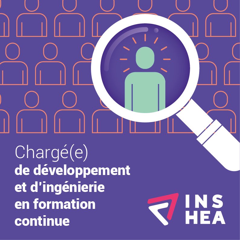 ins_ei_'s tweet photo. [#Job] L’institut national supérieur de formation et de recherche handicap et besoins éducatifs particuliers (INSHEA, Suresnes, 92) est à la recherche d’ un(e) Chargé(e) de développement et d’ingénierie en formation continue https://t.co/FH2aJjRRJS https://t.co/OWycNjN8QZ