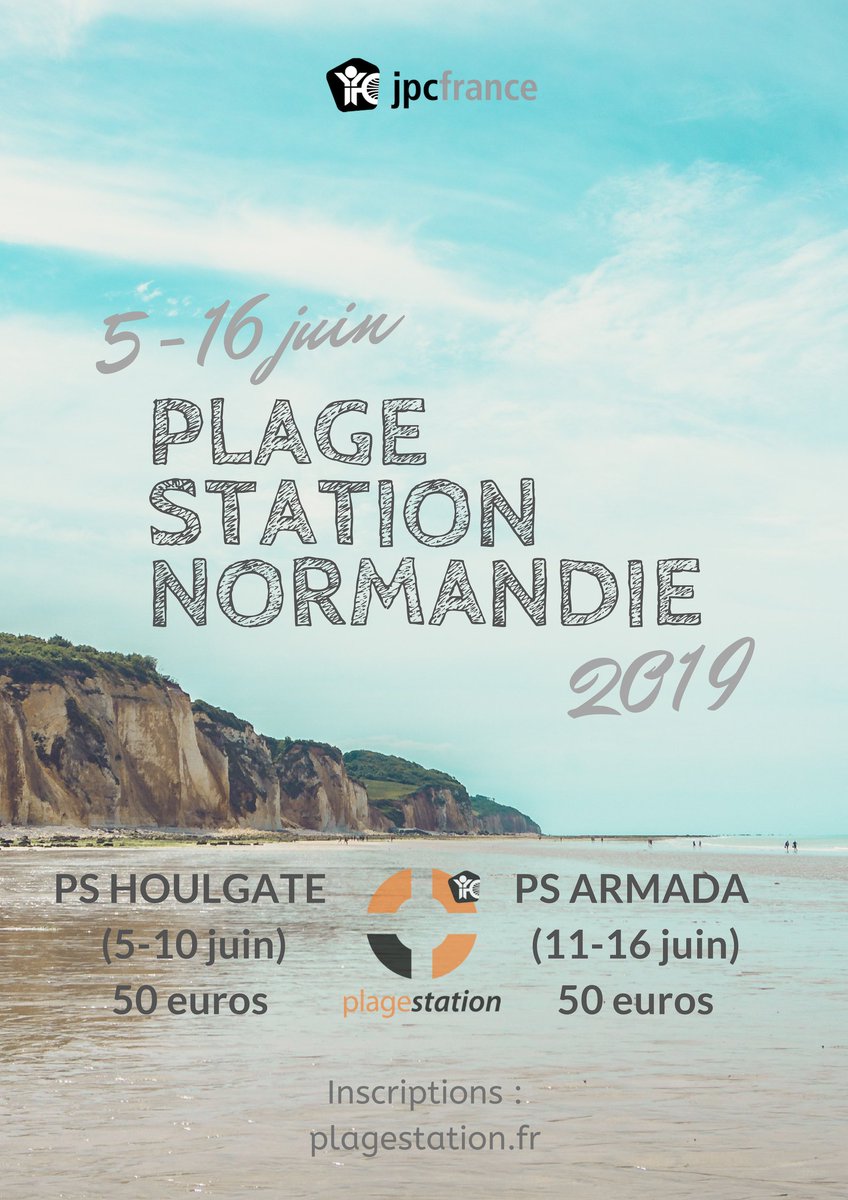 jpcfrance's tweet photo. #PlageStation débarque en #Normandie! Au programme : #Houlgate et #Rouen à l'occasion de l'#Armada2019. A ne pas louper ! #jpcfrance #evangélisation https://t.co/pw04VZPEjF https://t.co/NX9MogPmNq