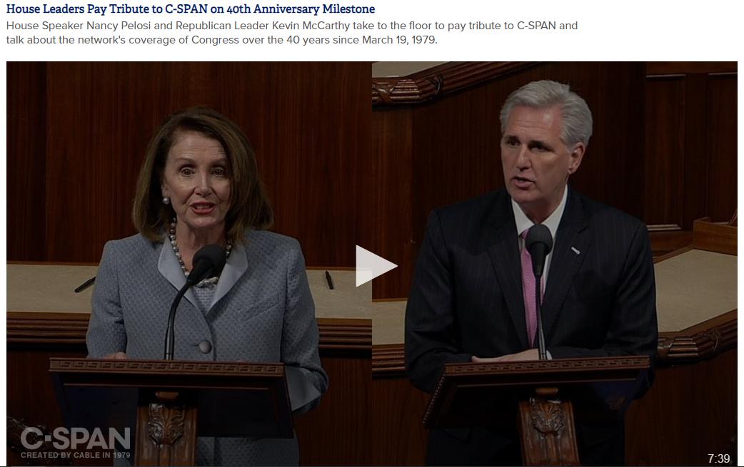 PDad's tweet photo. See the House leadership tribute to C-SPAN honoring 40 years of providing America an unfiltered view of their government https://t.co/tvSO8WrvKm and read @Eggerton's take, A House United: Legislators Agree C-SPAN Is Indispensable   https://t.co/OakBCTWi1V https://t.co/o4zXs6Aiy1