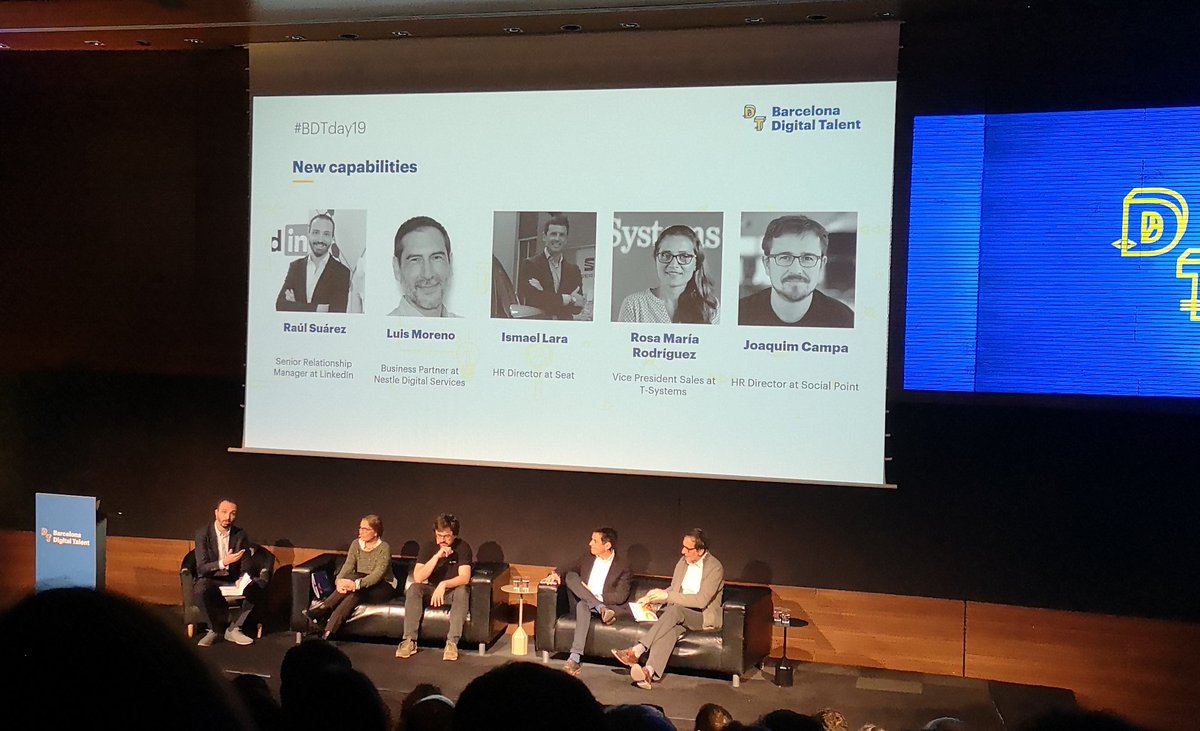 annapuigrad's tweet photo. Hoy en el #BDTday19 aprendiendo de las empresas que creen en la #TransformacionDigital des de dentro @tuSEAT @Nestle_es @TSystems_Iberia @socialpoint @LinkedInES @foxize https://t.co/LK8XjEti9x