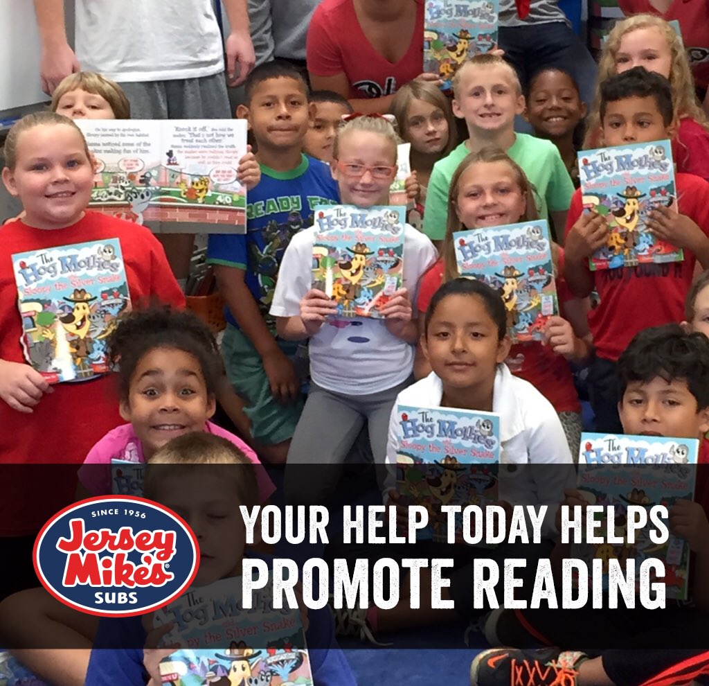 Hope to see you today @jerseymikes where 💯 % of your meal in central Ohio is a donation to @secondandseven 
#JerseyMikesGives #readersandleaders #payitforward #2and7celebrates20