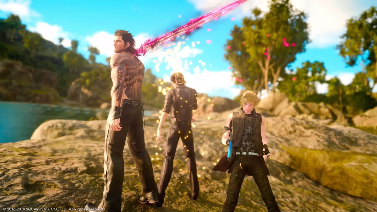 エピアデクリア特典武器　羅刹の剣・変異型(大剣)
本編でノクトとグラディオが装備可能
#FFXV #エピアデ