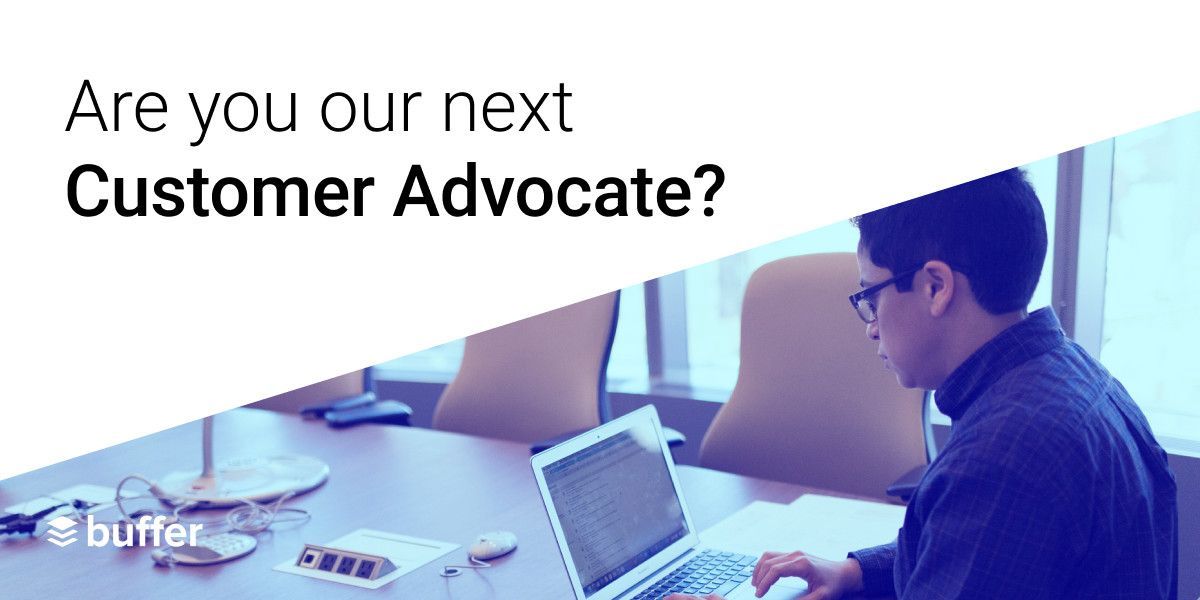 📣✨I'm hiring a Customer Advocate for our amazing <a href="/buffer/">Buffer</a> team! ✨📣

Are you based in Australia, NZ or Hawaii and ready for your next adventure? Please apply 👇 Hit me up with any questions, I'd love to hear from you! 

RTs appreciated 💖

buff.ly/2UZRpP1