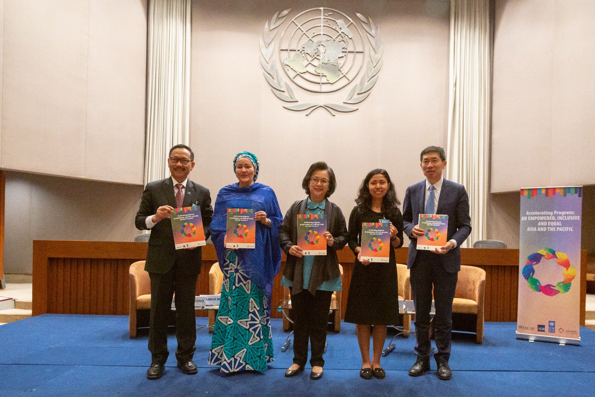 UN_Armida's tweet photo. Just launched! This year's SDG Partnership report by @UNESCAP @ADB_HQ @UNDPasiapac proposes a new empowerment-and-inclusion framework to accelerate progress towards the #SDGs:
- rights &amp; justice
-norms &amp; institutions
-resources &amp; capabilities
-participation &amp; voice https://t.co/nPBJNWe6ZX