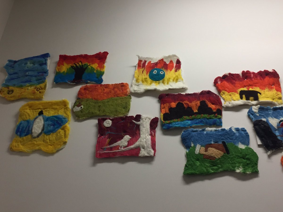 ClaregalwayColl's tweet photo. Our TY #creativeengagement @NAPD_CE #felting project is taking shape Thank you Ms Gibbons #textiles https://t.co/JjH8DmnOox