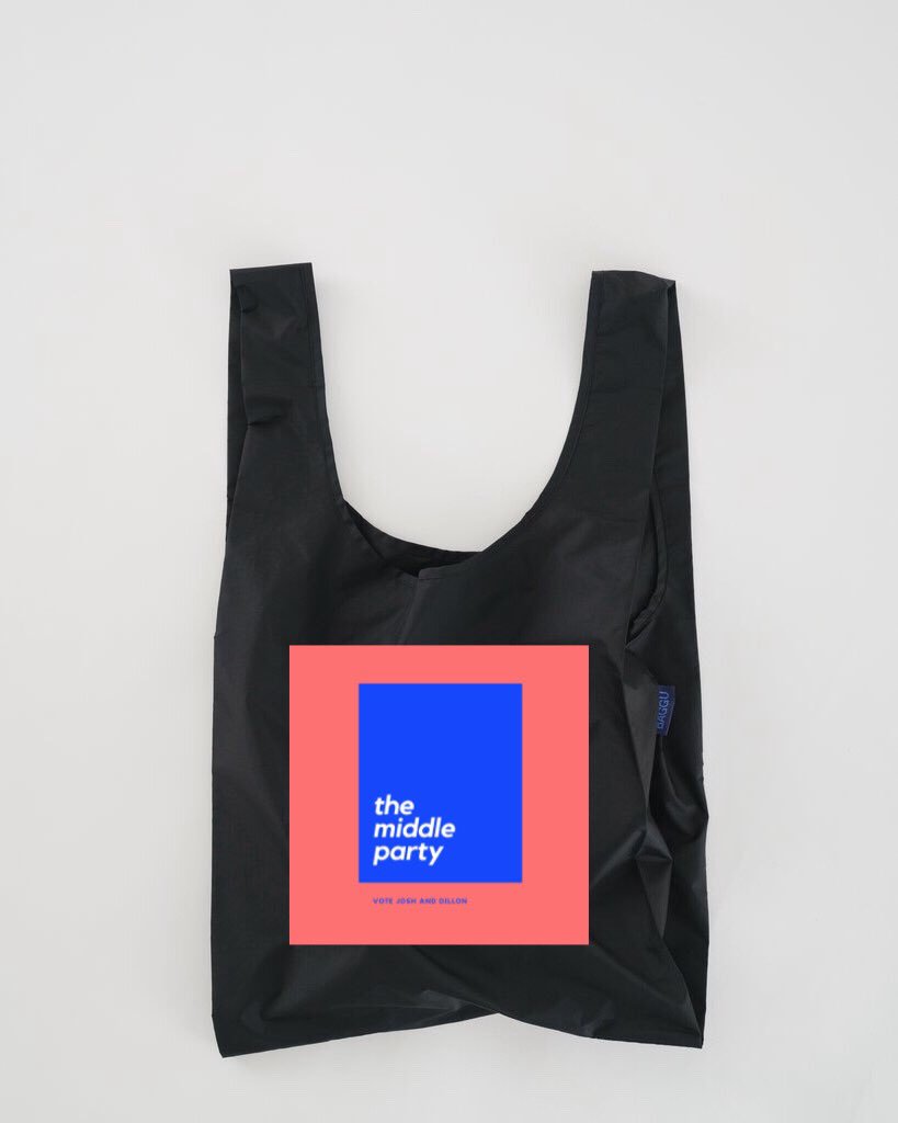 MIDDLEPARTY2's tweet photo. Help support our party AND protect the environment!! Reusable bags #nomoreplastic 🌎🌍🌏 https://t.co/KvWyS2Oe0W
