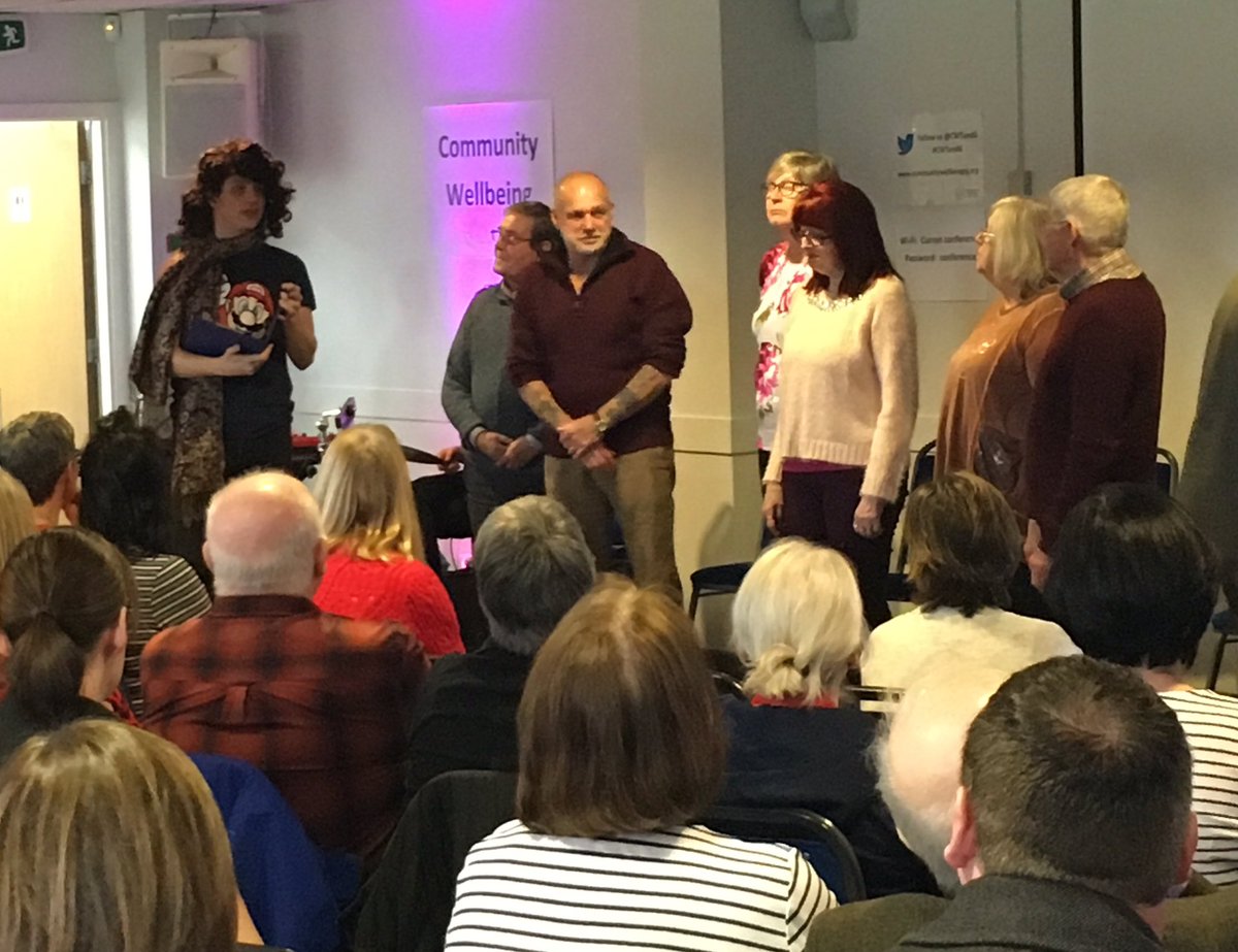 ChrisMoorhouse7's tweet photo. Great turn out and performance by @MadeByMortals at the @CWTandG Community Wellbeing event. #communitywellbeing #socialmovement #socialprescribing #assetbasedcommunitydevelopment #strengthinothers #Tameside #morethanmedicine https://t.co/DH2almkp1g