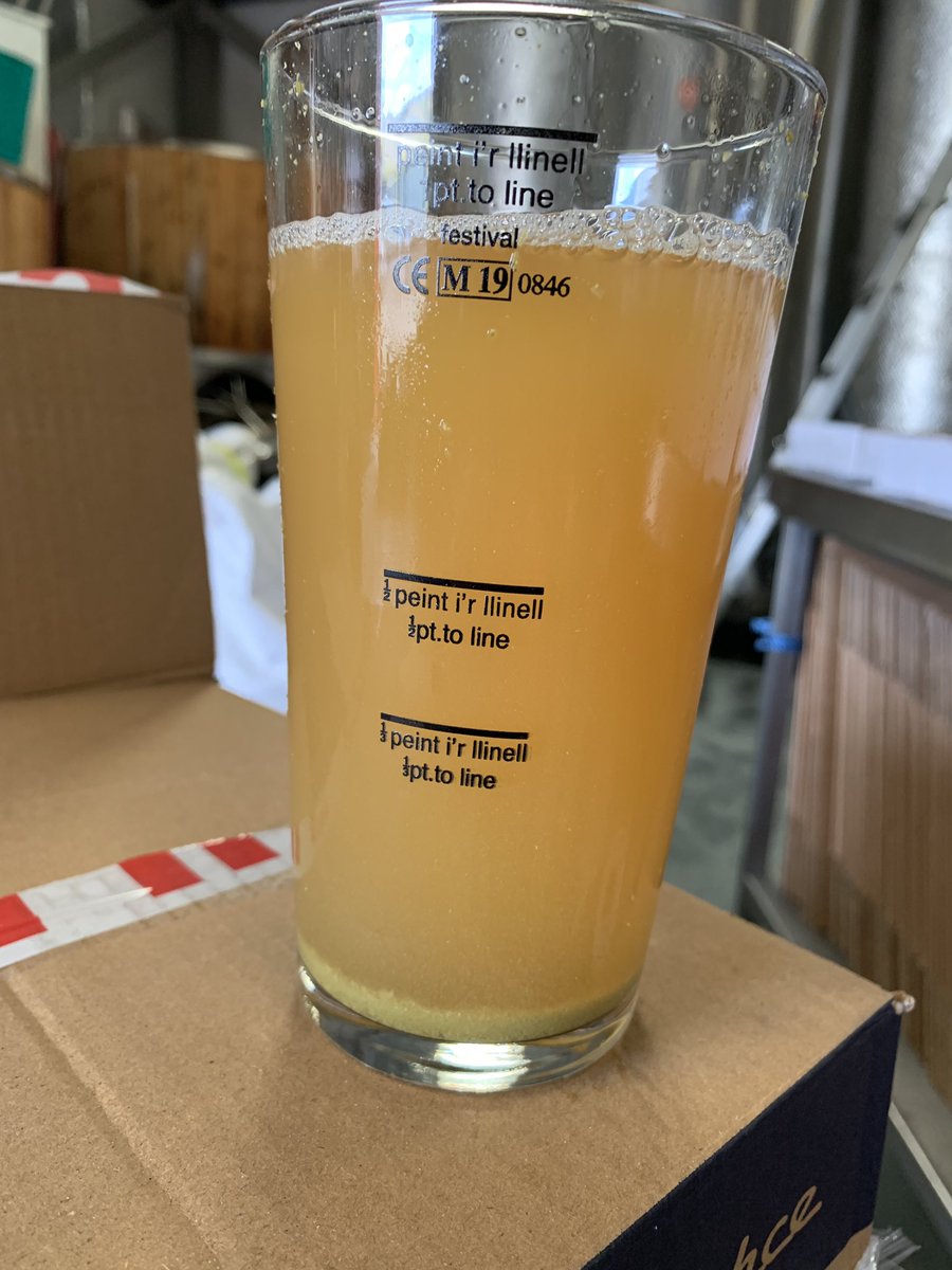 BragdyTwtLol's tweet photo. Sampl bach cyn mynd i’r tanc cyflyru! ~ A quick sample before transferring to the conditioning tank.
#pyncio #prettyfly for #lolffest6 #lolffest #hopys #hoppy #hops https://t.co/NiVGScQB5R
