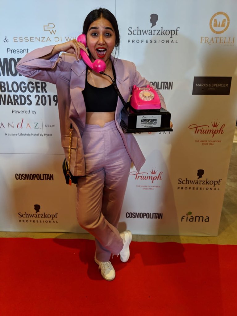 Prajakta Koli on Twitter: "Thank you so much @CosmoIndia for this ...