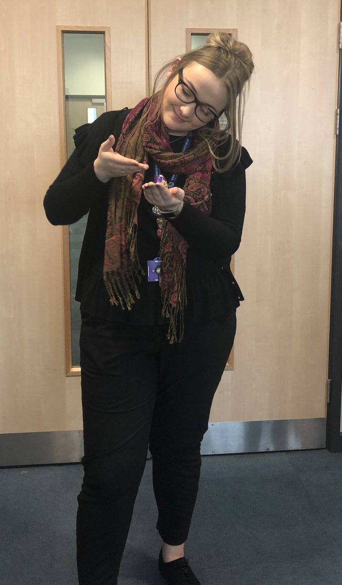MissTNewmanRC1's tweet photo. Can you imagine my devastation after thinking I had found a cream egg, to then find out @HRaynorMusic had already found it. See below for evidence of how content I was when Miss Raynor kindly donated her egg to me ❤️ #itsshowweek #imtired #ineedchocolate
@NrcStaff https://t.co/nPHPHSkP0e