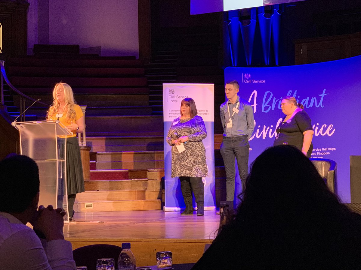 TamsinWoodeson's tweet photo. Privileged to be celebrating at the Civil Service Local Academy Showcase and particularly great to hear one delegate tell us “I got better at being me!” #CivilServiceLocal #BrilliantCivilService https://t.co/lsx5GX6phd