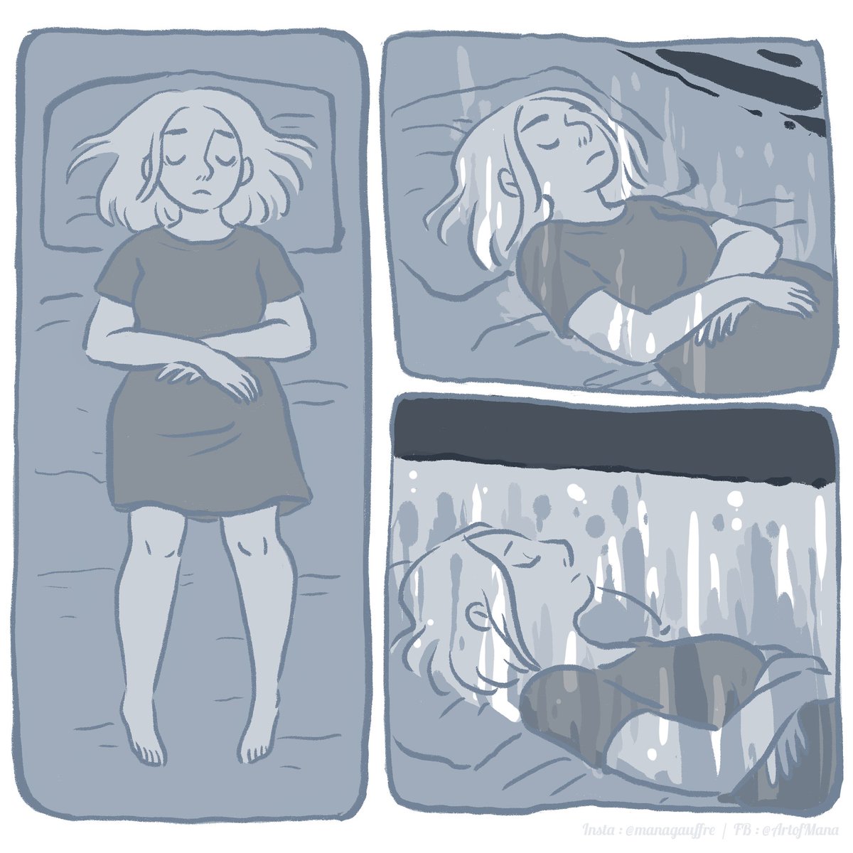 ManaGauffre's tweet photo. Healing and soothing 😔
J'ai fait une petite bd dernièrement, je la poste en thread 🖤 j'espère que ça vous plaira hhhh *s'enfuit* 
#comicstrip #art #bd https://t.co/TeqhhuaY2g