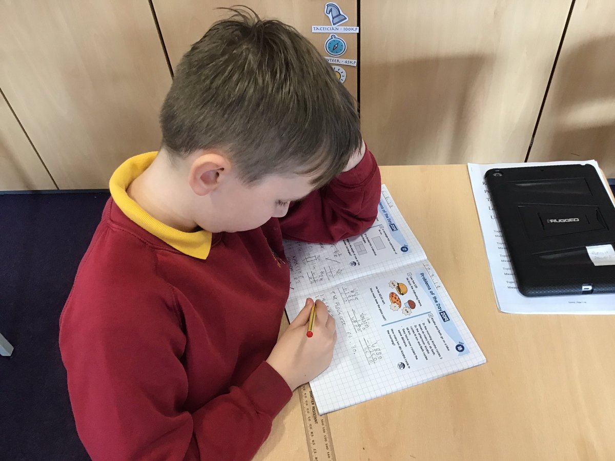 MrCStJames's tweet photo. @StJamesYear6 enjoying today’s @WhiteRoseMaths problem of the day #EveryoneCanMaths https://t.co/MtPtCBmf8J