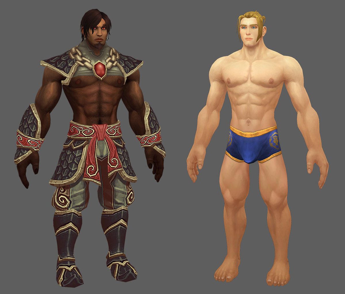 Wrathion turned out pretty decent I think, I can't wait to do the scene with these two (a little tease for 2.6) 😜