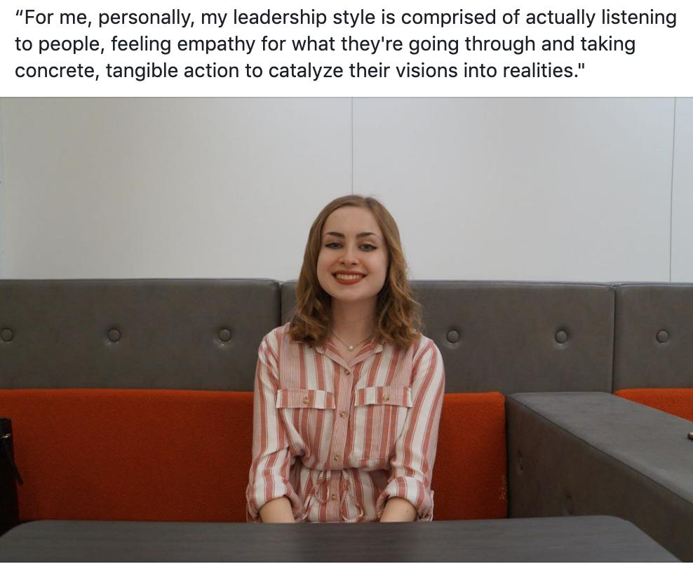 HumansofGW's tweet photo. We will be showcasing the candidates for the positions of Student Association president. They seek to represent you and our GW community in the upcoming academic year. Nicole Cennamo is running for President. https://t.co/2V2T8ssscP