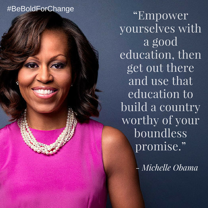 Michelle obama pictures with quotes