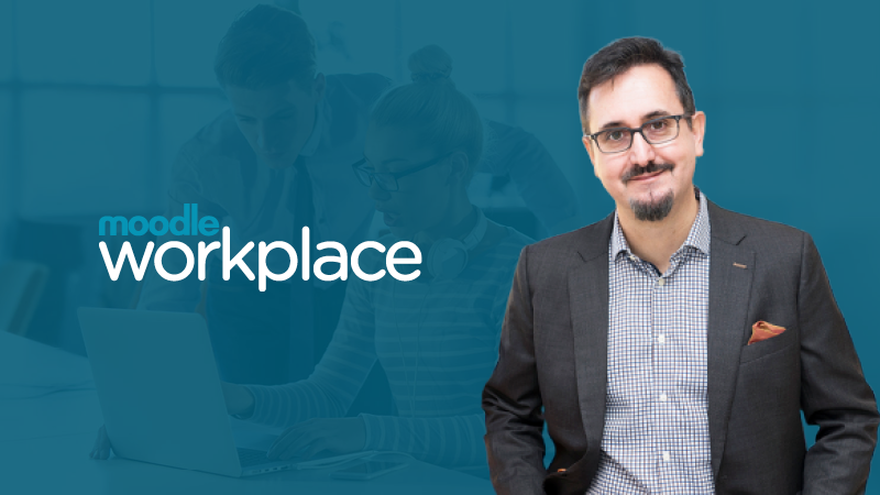 moodle's tweet photo. Moodle Workplace is our latest product, designed especially for learning and development - but it will also contribute to the Moodle project and support our mission to Empower Educators worldwide. Read a message from our CEO and Founder @moodler: https://t.co/NtAdJPD47i #moodle https://t.co/hsTsR2fiqG
