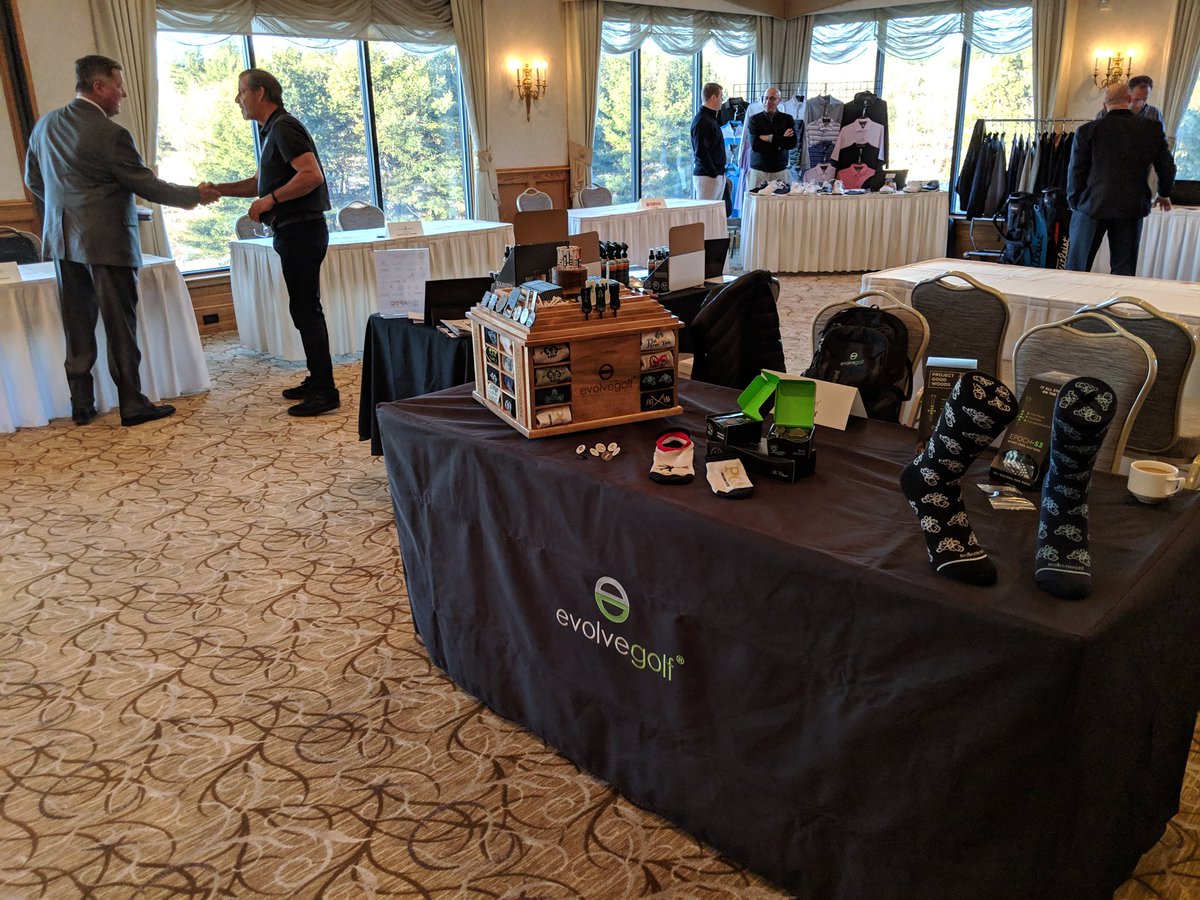 BjMaloy's tweet photo. @NEPGA Great to see all of your smiling faces. Bring on Spring! #bulkessentials #teegifts https://t.co/qQxYw45BCt