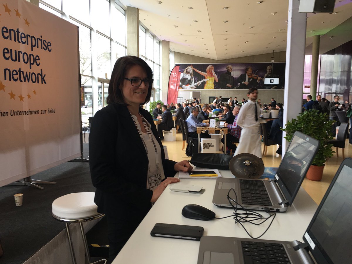 EEN_Austria's tweet photo. The really busy and successful #EENcanhelp B2B event at #LetsCluster summit in #Graz are over. Thank you to #Siliconalps for the opportunity, to our #EEN partners for supporting us and to #b2match for the technical support for 900 participants. https://t.co/WVbjy6eOZS