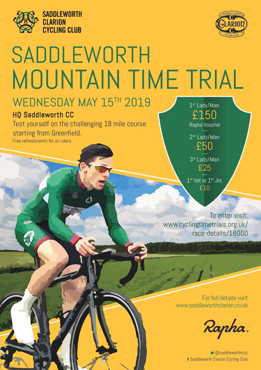 Spread the word cyclingtimetrials.org.uk/race-details/1…
#freebeer #yorkshire #spoco #itsnotflat