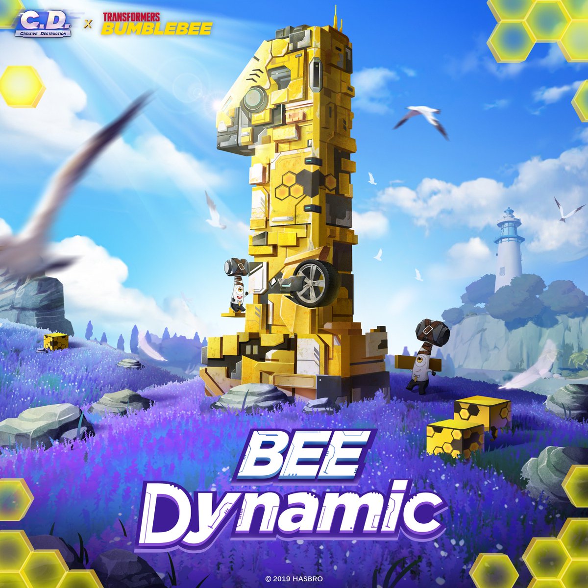 CD_Mobile's tweet photo. Bee dynamic… in 1 day! C.D. X Bumblebee @Transformers
#CreativeDestruction #DJHammer #Transformers #Bumblebee https://t.co/lUi284fO19