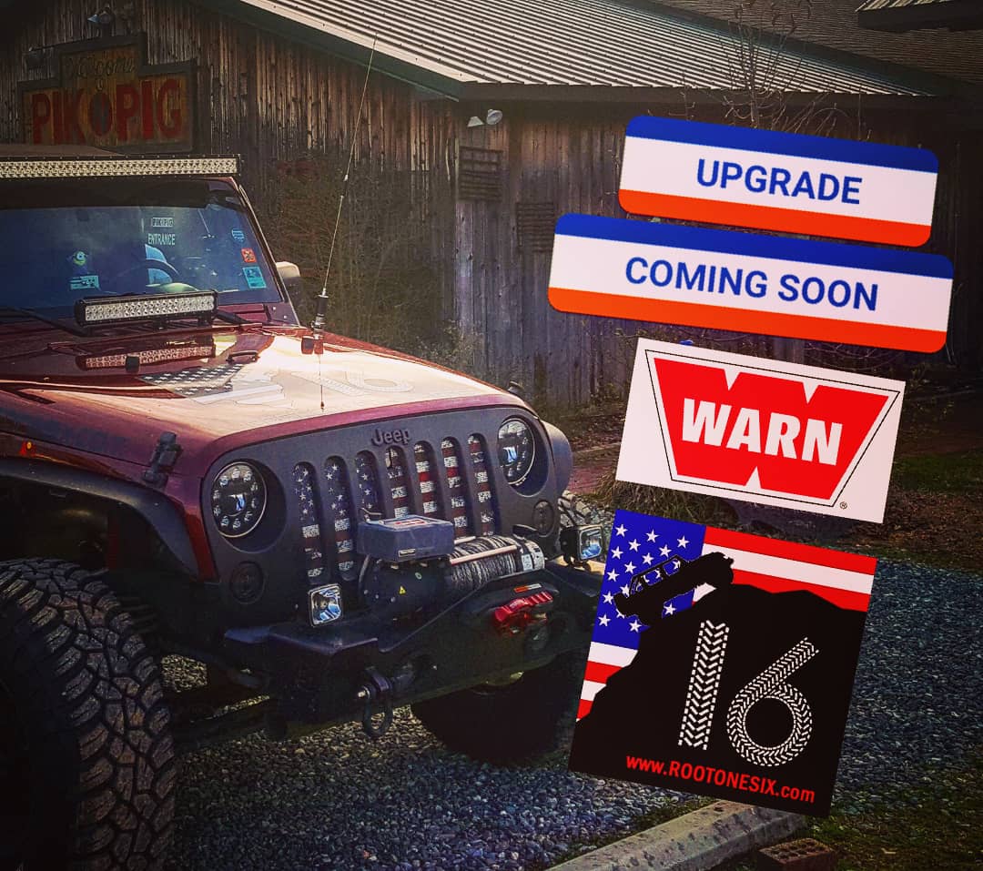 RootOneSix's tweet photo. #Humpday. No better way to conquer that hump than having a @WarnIndustries winch on your rig. After 8+ years, 1 steel cable and 2 synthetic lines a new winch is inbound thanks to #WARN. Plan on seeing it on #RootTheJeep in the near future. Lets go brown santa!#GoPrepared #GoWARN https://t.co/TgifCsjYXS