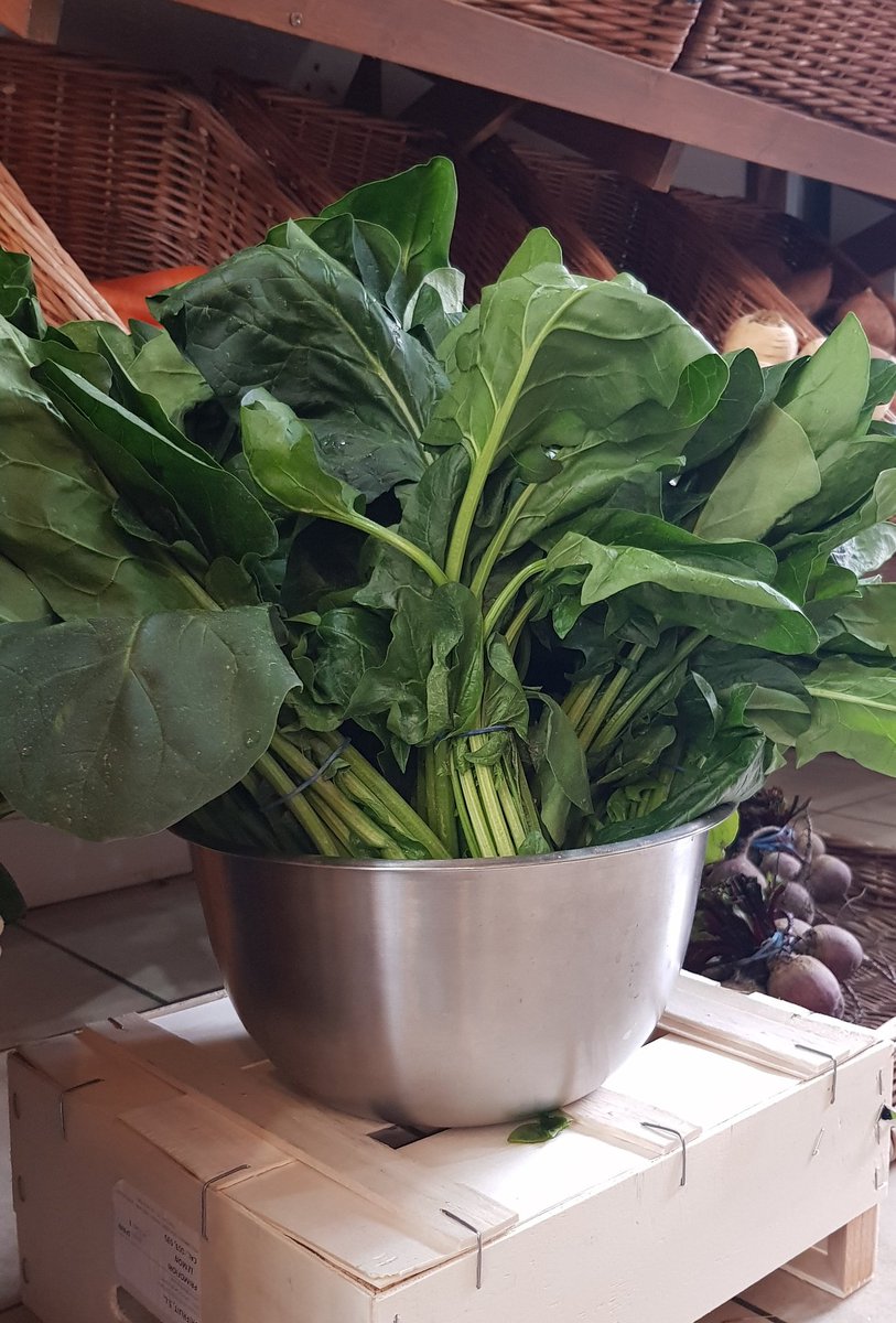 ... And today my dear followers we are getting EXCITED for spinach in bunches! Yuppie! 🤗🤗🤗
What a great thing! No plastic, super value and great taste. Life is great 🤜💥🤛

#chestertweets
#PlasticFreeChester