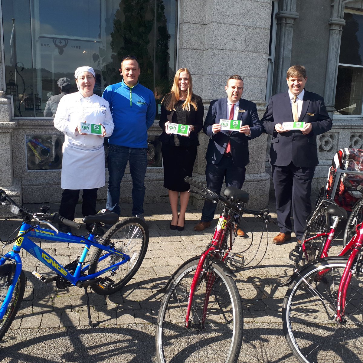 Its great to be part of the team at Faithlegg Hotel this year supplying bike's for this beautiful estate and taking care of all their Greenway needs