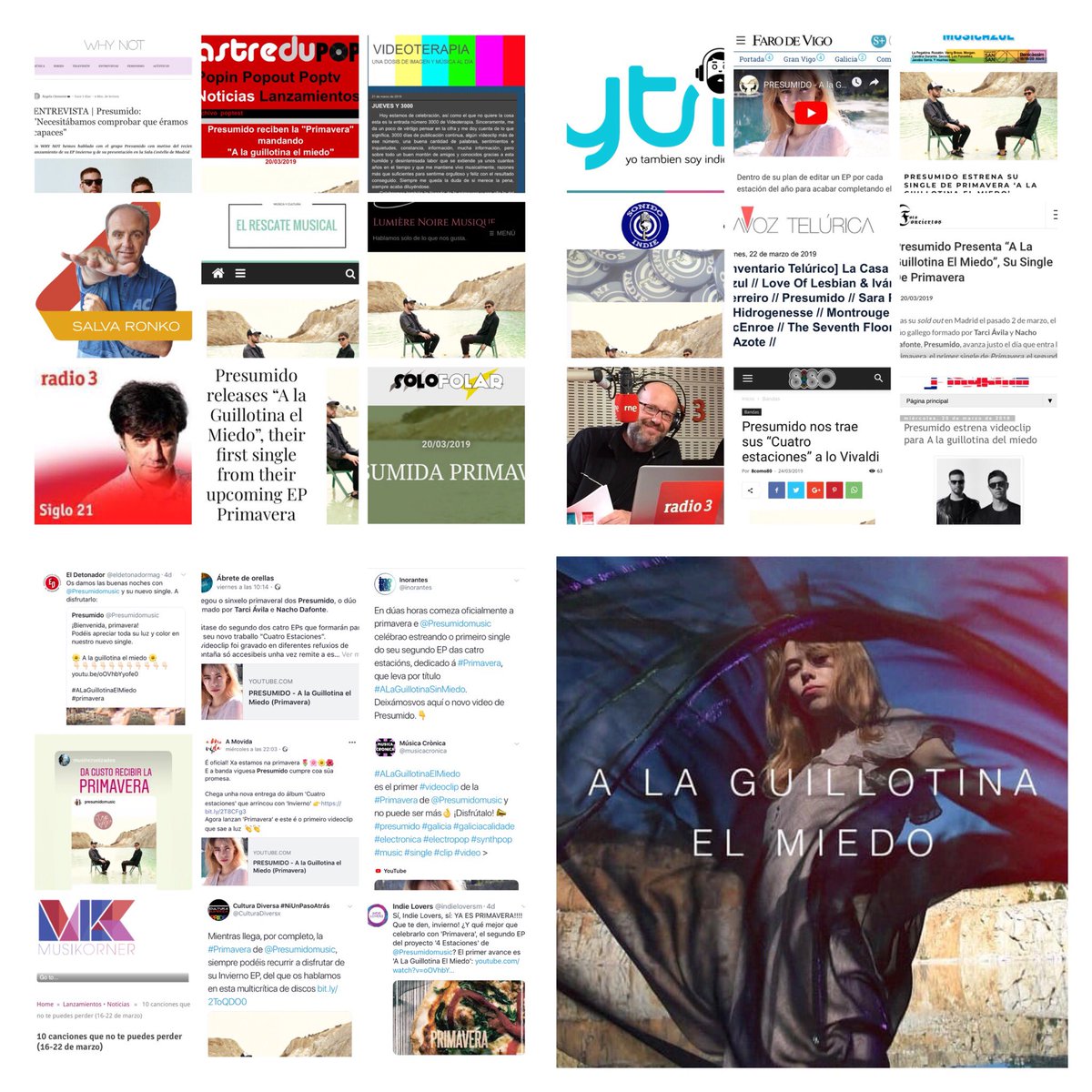 Hoy comple una semana de vida 
🌼 A la guillotina el miedo 🌼

Muchísimas gracias por todo este cariño que estáis mostrando 🖤🖤

youtu.be/oOVhbYyofe0